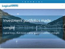 Tablet Screenshot of logical-invest.com